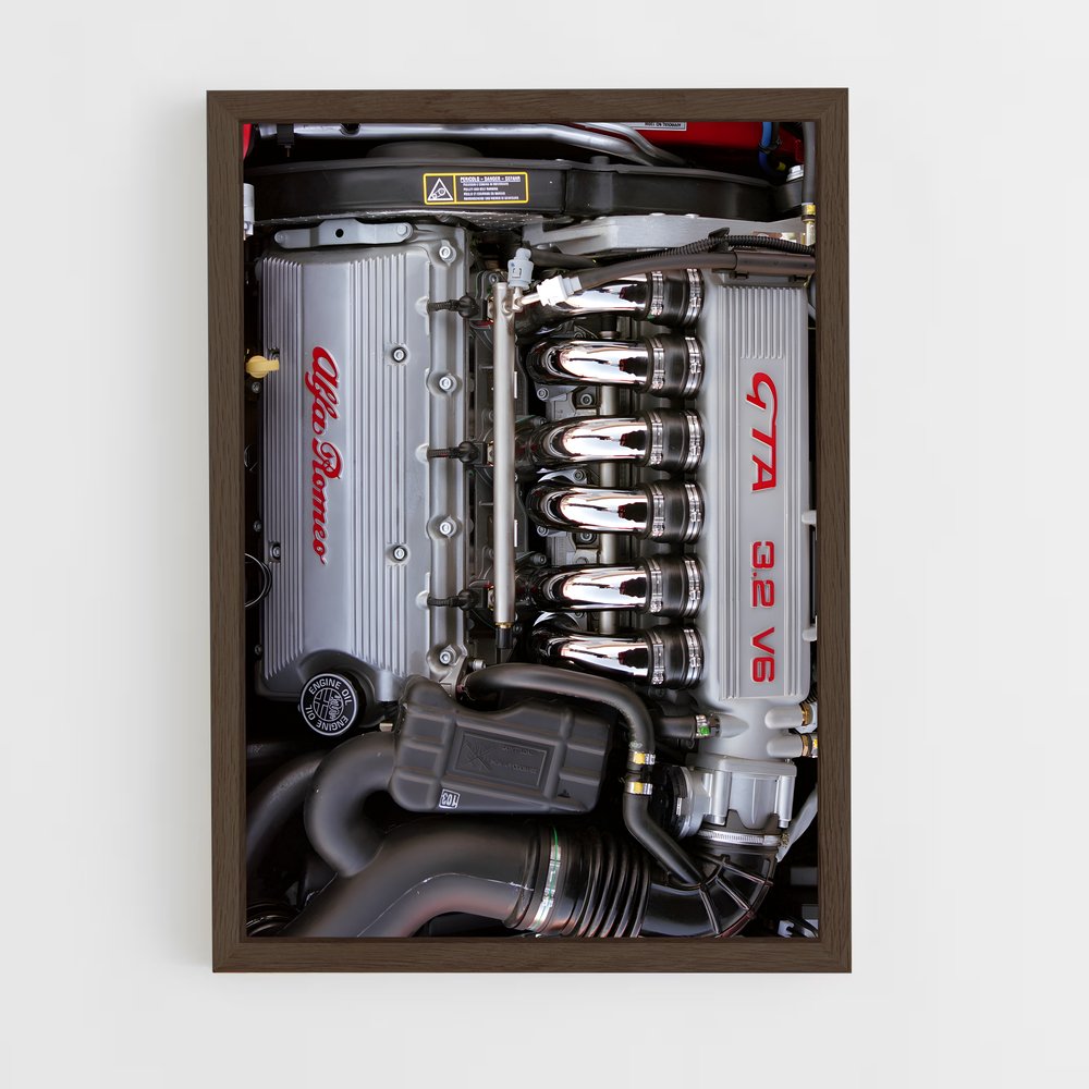 Poster Redline Power – affiche Alfa Romeo (vue 5)